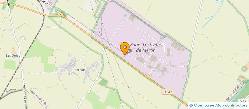 localisation de l'entreprise SCI DESAGRI  MONTREUIL BELLAY