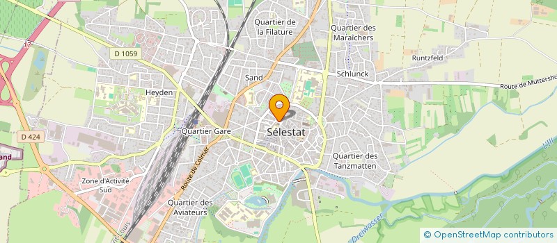 localisation de l'entreprise SCI DESAIX  SELESTAT