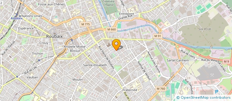 localisation de l'entreprise SCI DESAIX-CONDE  ROUBAIX