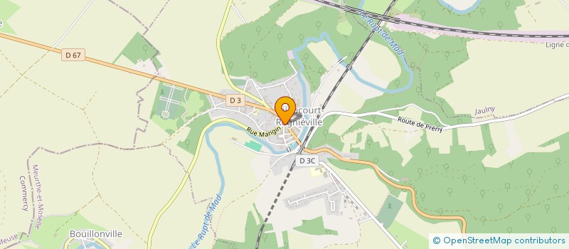 localisation de l'entreprise SCI DESAND  THIAUCOURT-REGNIEVILLE