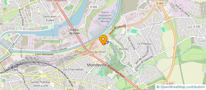 localisation de l'entreprise SCI DESANGES à MONDEVILLE