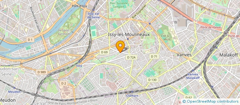 localisation de l'entreprise SCI DESANI à ISSY-LES-MOULINEAUX