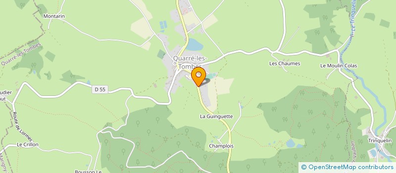 localisation de l'entreprise SCI DESARBO  QUARRE-LES-TOMBES