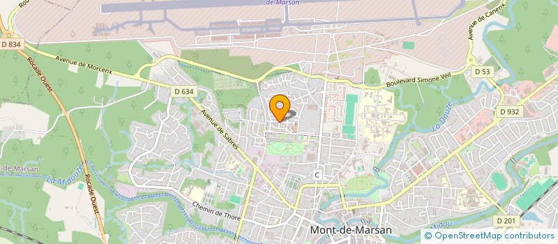 localisation de l'entreprise SCI DESART à MONT-DE-MARSAN