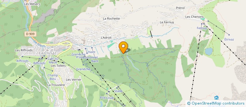 localisation de l'entreprise SCI DESAULES à LA CLUSAZ