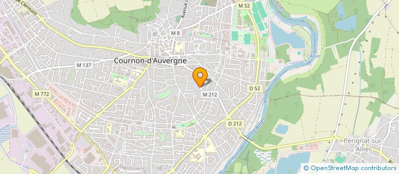 localisation de l'entreprise SCI DESAYMARD  COURNON-D'AUVERGNE