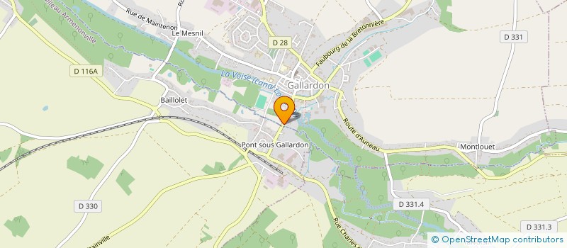localisation de l'entreprise SCI DESBLES à GALLARDON