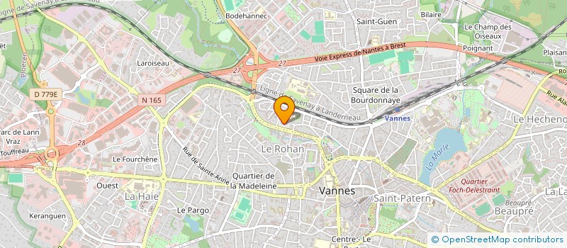 localisation de l'entreprise SCI DESBOIS à VANNES