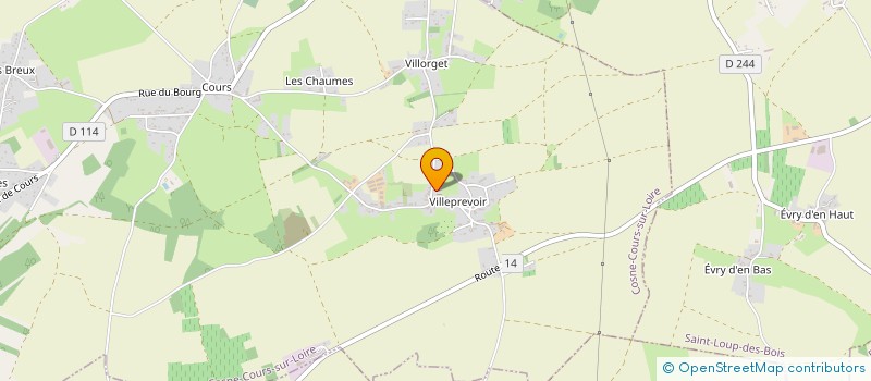localisation de l'entreprise SCI DESBOIS IMMOBILIER à COSNE-COURS-SUR-LOIRE