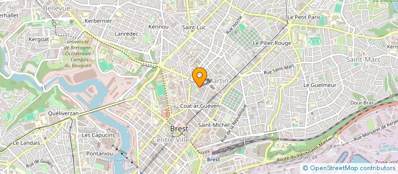 localisation de l'entreprise SCI DESCA 21  BREST