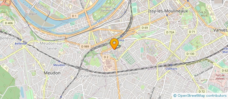 localisation de l'entreprise SCI DESCAMPS GL à ISSY-LES-MOULINEAUX