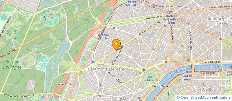 localisation de l'entreprise SCI DESCARLES  PARIS