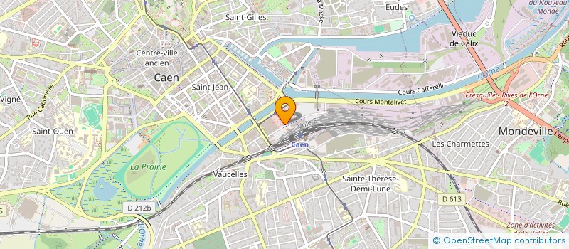 localisation de l'entreprise SCI DESCARTES à CAEN