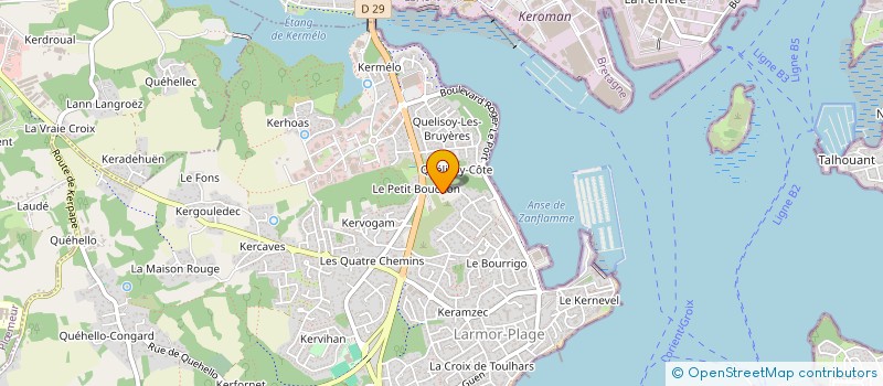 localisation de l'entreprise SCI DESCARTES  LARMOR-PLAGE