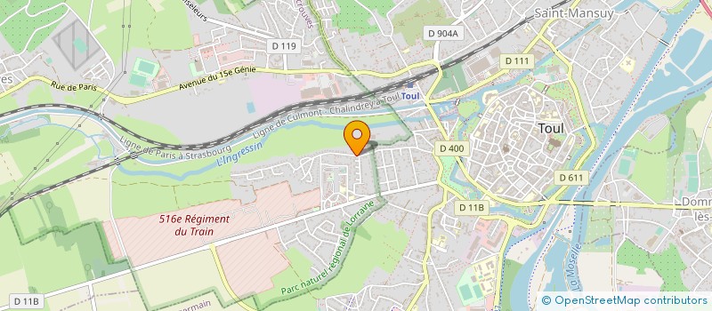 localisation de l'entreprise SCI DESCARTES  ECROUVES