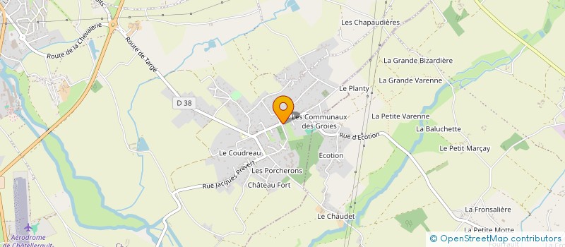 localisation de l'entreprise SCI DESCARTES  CHATELLERAULT