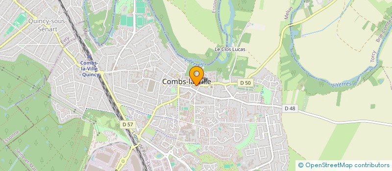 localisation de l'entreprise SCI DESCARTES  COMBS-LA-VILLE