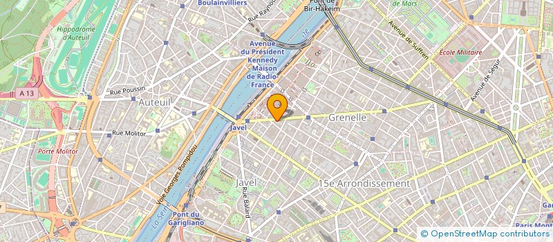 localisation de l'entreprise SCI DESCAZEAUX CONVENTION 16  PARIS