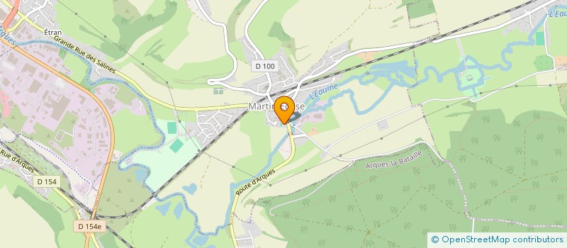 localisation de l'entreprise SCI DESCENTE DE LA FORET  MARTIN-EGLISE