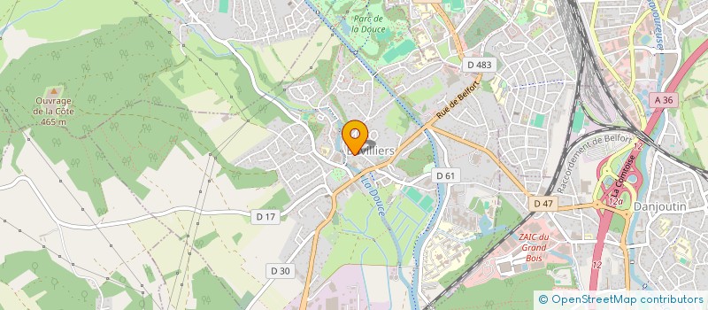 localisation de l'entreprise SCI DESCHA  BAVILLIERS