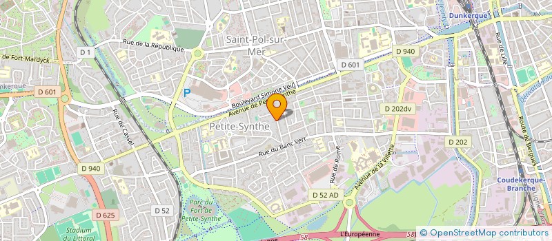 localisation de l'entreprise SCI DESCHAMPS à DUNKERQUE