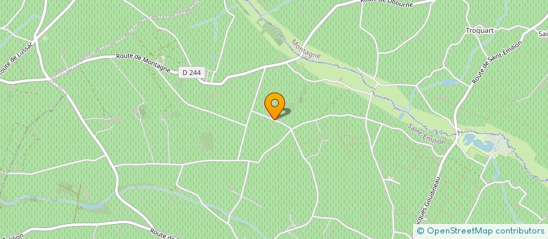 localisation de l'entreprise SCI DESCHAMPS  SAINT-EMILION