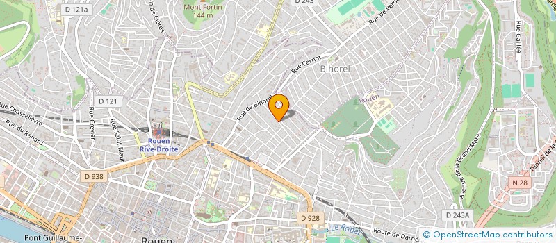 localisation de l'entreprise SCI DESCHAMPS à ROUEN