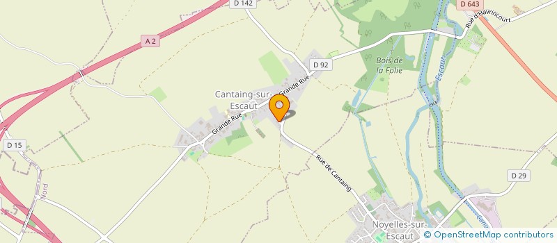 localisation de l'entreprise SCI DESCHAMPS  CANTAING-SUR-ESCAUT