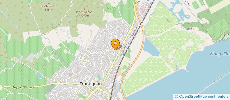 localisation de l'entreprise SCI DESCHAUME à FRONTIGNAN