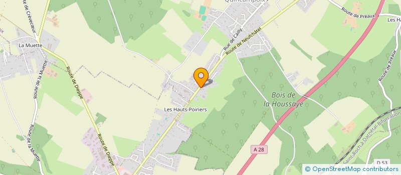 localisation de l'entreprise SCI DESCHERVOIS DUE  QUINCAMPOIX