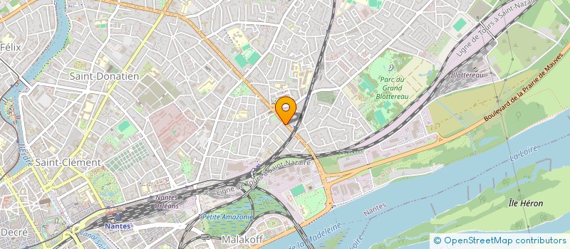 localisation de l'entreprise SCI DESCLAUDES à NANTES
