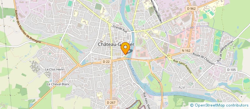 localisation de l'entreprise SCI DESCODI  CHATEAU-GONTIER-SUR-MAYENNE