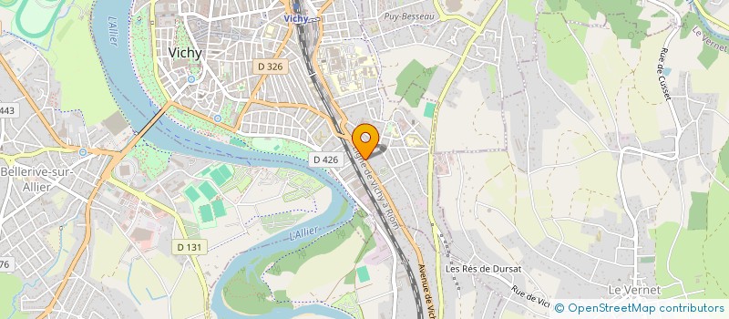 localisation de l'entreprise SCI DESCRIAUX à VICHY