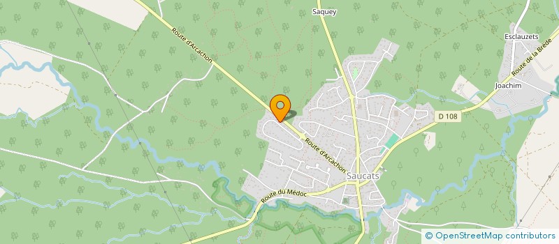 localisation de l'entreprise SCI DESDAR  SAUCATS