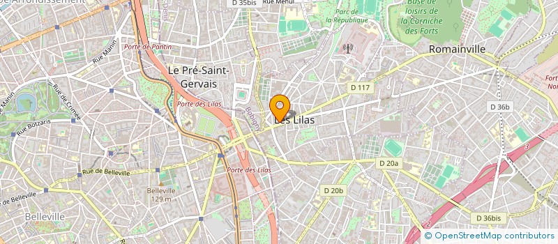 localisation de l'entreprise SCI DESDOIT à LES LILAS