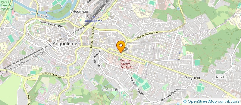 localisation de l'entreprise SCI DESEINE à ANGOULEME