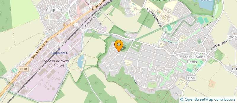 localisation de l'entreprise SCI DESENI  LE MESNIL-SAINT-DENIS