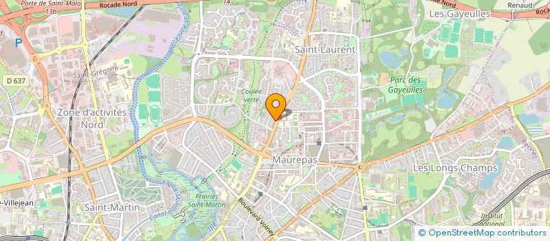 localisation de l'entreprise SCI DESERT  RENNES