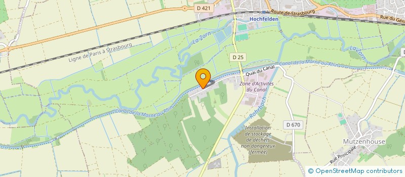 localisation de l'entreprise SCI DESERTE  HOCHFELDEN