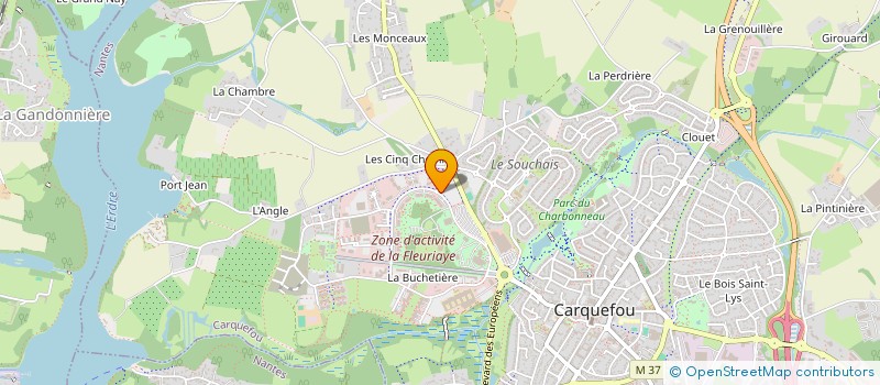 localisation de l'entreprise SCI DESEVEDAVY-APPERT  CARQUEFOU