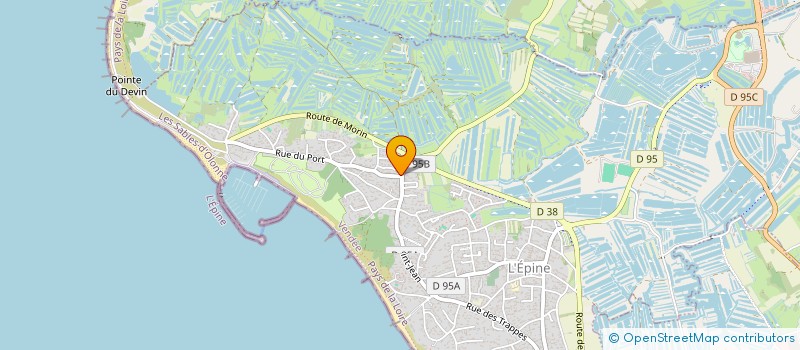 localisation de l'entreprise SCI DESFLOTS à L'EPINE