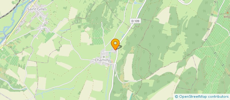 localisation de l'entreprise SCI DESFONTAINE  CHAMILLY