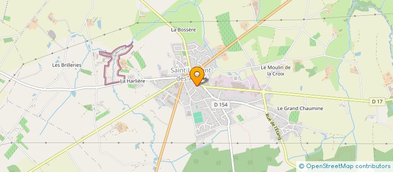 localisation de l'entreprise SCI DESFORGES  OREE-D'ANJOU