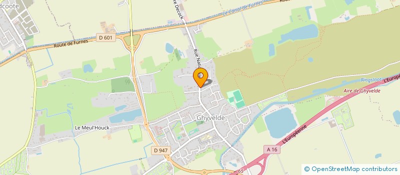 localisation de l'entreprise SCI DESFRENNES  GHYVELDE