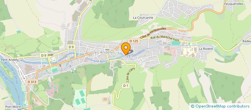 localisation de l'entreprise SCI DESGES à LES ANDELYS