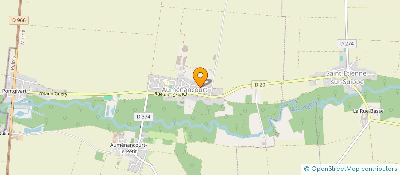 localisation de l'entreprise SCI DESGIA  AUMENANCOURT