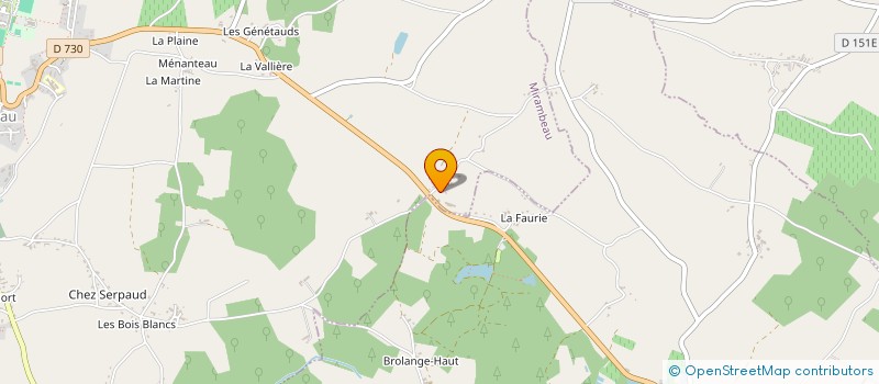 localisation de l'entreprise SCI DESGRANGE  MIRAMBEAU