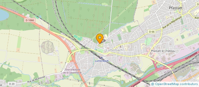 localisation de l'entreprise SCI DESIGN  LUTTERBACH