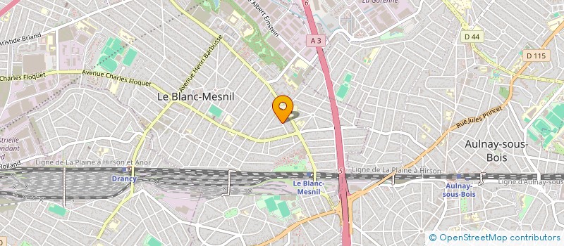 localisation de l'entreprise SCI DESILUS à LE BLANC-MESNIL