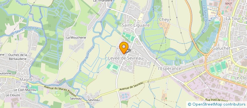 localisation de l'entreprise SCI DESIRADE  NIORT